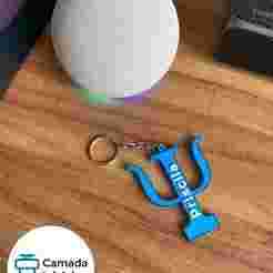 Psychology Keychain - Psi Symbol (Ψ)