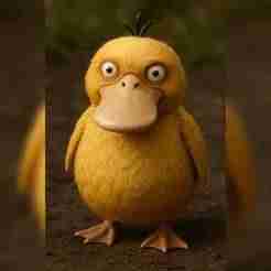 Psyduck Figure STL - 3D Print Psyduck - Pokemon Psyduck Model - Psyduck Toy 3D - Psyduck Statue STL