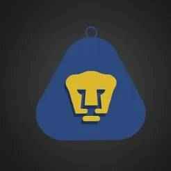 Pumas Shield Keychain