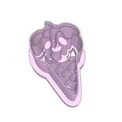 Pumpkin Ice Cream Clay Cutter - 35mm