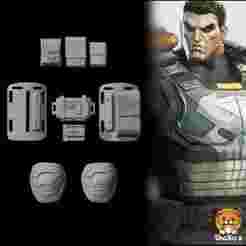 Punisher - Belt and Legs Accesories - Marvel Rivals Cosplay Props