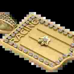 Racing Shield Pendant