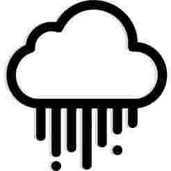 Rainy cloud 2 - 2D/3D Wall Art STL+SVG For CNC Router, Plasma, Waterjet, Laser & 3D Printer