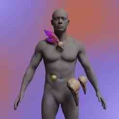 Rakan  League of Legends Skull Bead Feather Cosplay