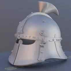 Real Size Viking Helmet 3D Printable STL