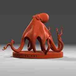 Realistic Octopus Figurine