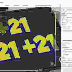 Rear logo for central chop +21