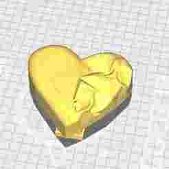 Red & Queen of Hearts Damaged Heart Belt Buckle - Disney's Descendants 4 Rise of Red