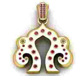 Regal Amulet 3D Printable Jewelry Model