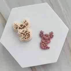 Reindeer Polymer Clay Cutter