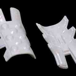 Reinforced Vambrace arm attachment 3d print file