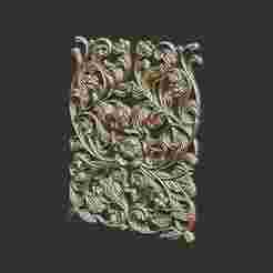 relief sculpture cnc detail luxury pattern euro