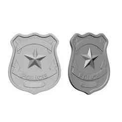 replica police badge