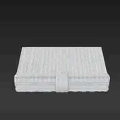 Reusable A6 Notebook Cover with Spine - Print-in-Place Design