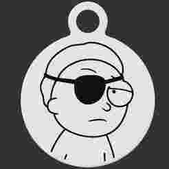 Rick and Morty - Evil Morty Keyring