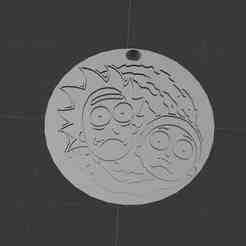 Rick And Morty Keychain