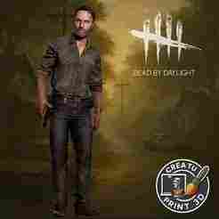 Rick Grimes The Walking Dead Dead by Daylight 3D Printable Model / Rick Grimes The Walking Dead Dead by Daylight 3D Printable Model