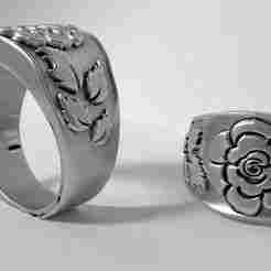 ring rose sculpt nature