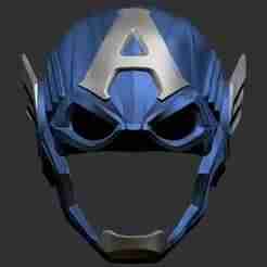 Rivals "Captain A" Cosplay Helmet – Video Game-Inspired Design