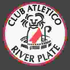 River Plate shield for chop, cup, mug, milkshake or mate, with the lion and the Monumental Stadium.