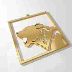 Roaring Bear Pendant Digital File