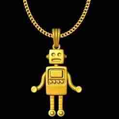 Robo pendant charm