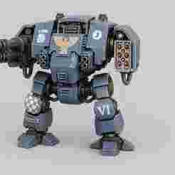 Robot with Destroyer Missiles – Toy Model for 3D Printing