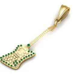 Rock Guitar Pendant 3D Printable Model