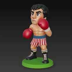 Rocky Balboa - 3D figure Infinity/Disney style (100 mm)