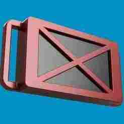 ✨ Rogue Cosplay Belt Buckle – STL 3D Print Model ✨