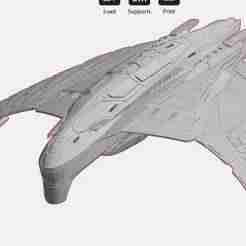 Romulan Horus - warbird type craft - star trek
