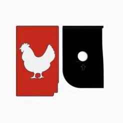 Rooster Business Card Holder