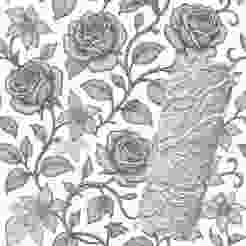 Rose Vine Pattern | Organic Embossed Pattern Roller for Clay | Climbing Rose 3D Print Design