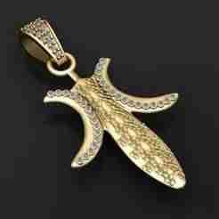 "Royal Dagger Diamond Pendant