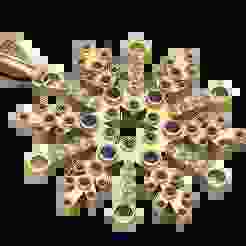 Royal Snowflake Gemstone Pendant