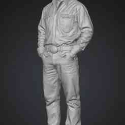 Rugged Cowboy Character