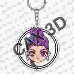 RUMI CUTE keychain, kpop-demon nunter-kpop warriors VERSION 2