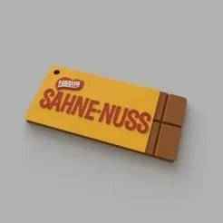 Sahne-Nuss key ring