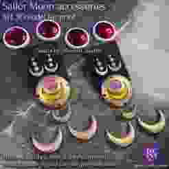 Sailor Moon accessories  STL 3Dmodel for print
