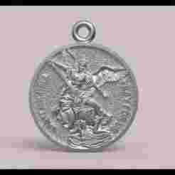 Saint Michael the Archangel Pendant STL | 3D Printable Religious Jewelr