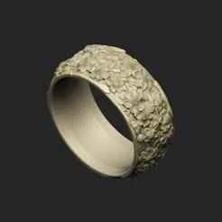 Sakura branches ring design petal luxury royal organic