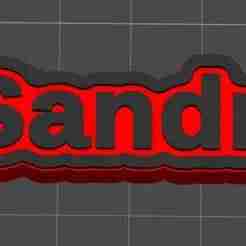 SANDRA KEYCHAIN