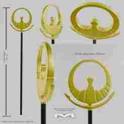 Saori Kido Athena’s Nike Staff Anime Version