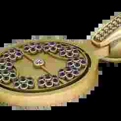 Sapphire Blossom Pendant  3D Printable  Model