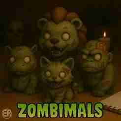 🦁 Savage Beasts Bundle - Zombimals Collection 👻🩸