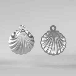 Scallop Shell Pendant