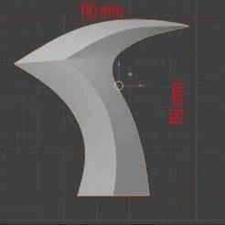 Scanty horns with a slot for a magnet / Panty&Stocking 3D STL file for cosplay