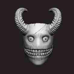 Scary Demon Smile Mask ( Test printed)