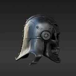 Sci-Fi Skull Helmets - Custom Bits for 28mm Grimdark Wargaming