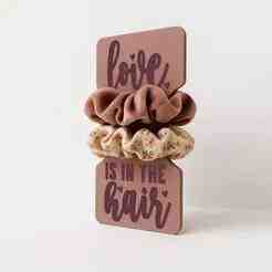 Scrunchie Holder Scrunchie Tag